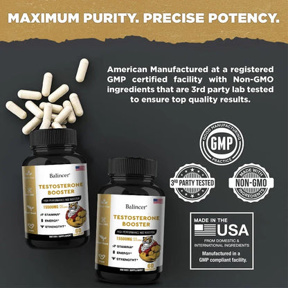 Workout Supplements, Energy Performance Booster for Sports Health and Endurance, Muscle Building Supplements for Men and Women